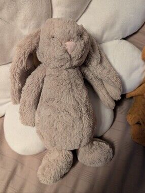 Plush Beige Bunny Jelly cat